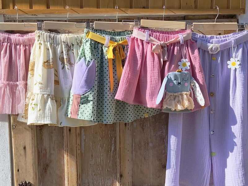 Szoknya - Nyuszi zsebes géz szoknya - Image 7