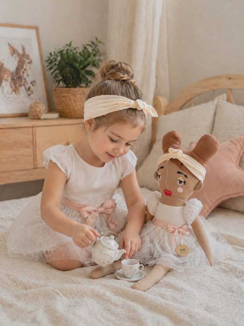 Játék - Kreol bőrű textil baba - Image 12