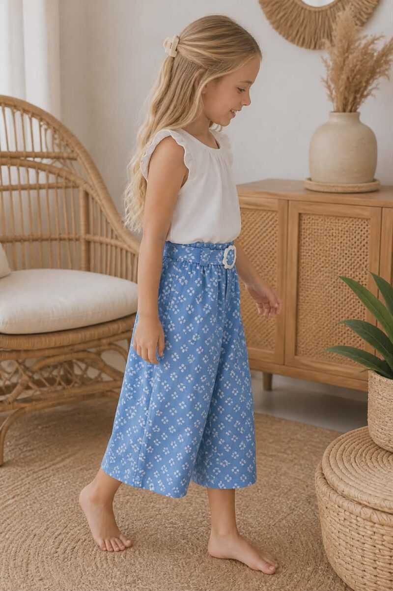 Nadrág - Farmer hatású culotte nadrág - Image 9