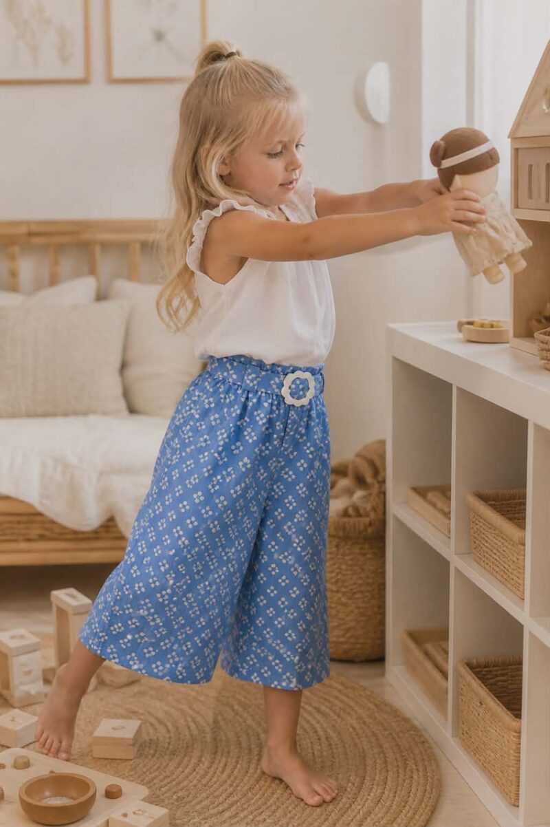 Nadrág - Farmer hatású culotte nadrág - Image 10