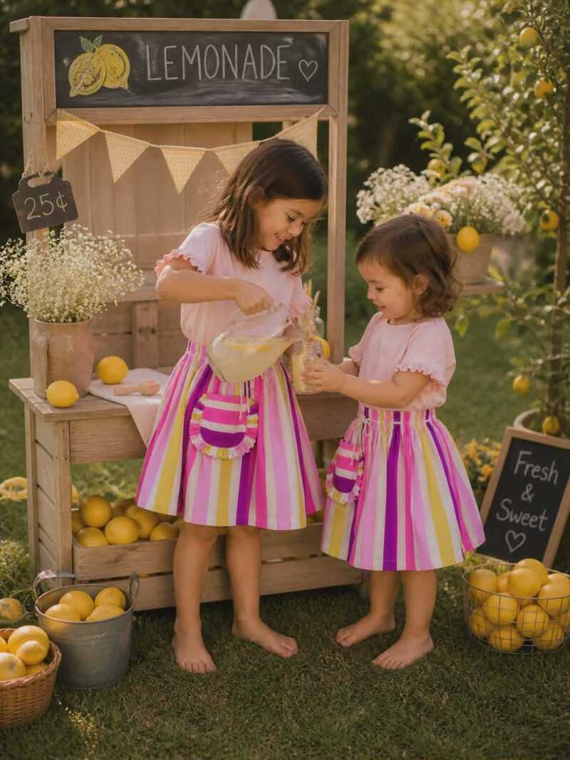 Szoknya - Színes csíkos szoknya - Image 15