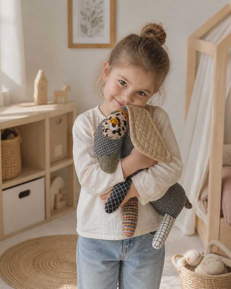 Játék - Kézműves textil tacskó - Image 7