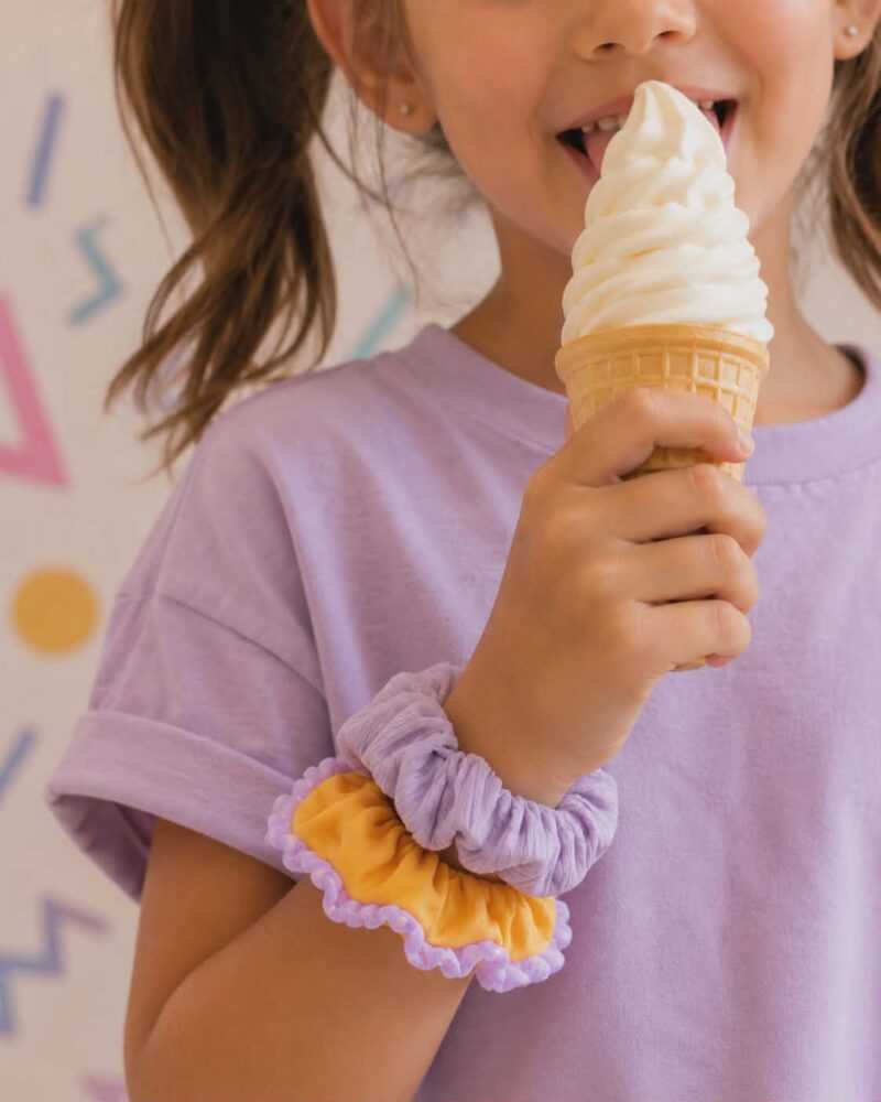 Oldschool - Scrunchie hajgumi szett lufikutyás kulcstartóval - Image 14